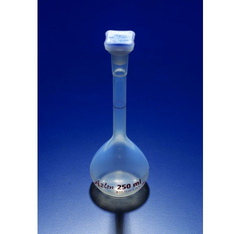 Fiole jaugee TPX 1000ml avec bouchon, classe B