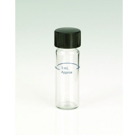 Fiole de dilution en boite M-T Vial File, 4 ml, verre clair Type I (Boite de 144)