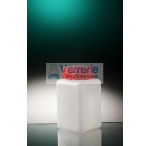 Flacon carre 150ml Polyethylene haute de LC150A-03