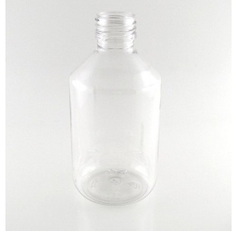Flacon 250 ml en PET clair bague PP28