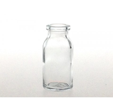 Flacon antibiotique 10 ml verre sodocalcique type 3 bague WI20