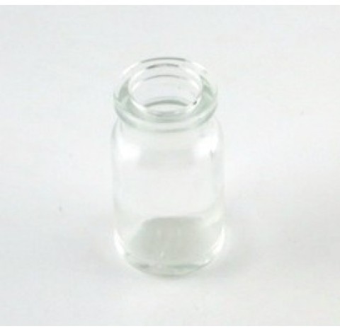 Flacon antibiotique 5 ml verre Borosilicate type 1 bague WI20