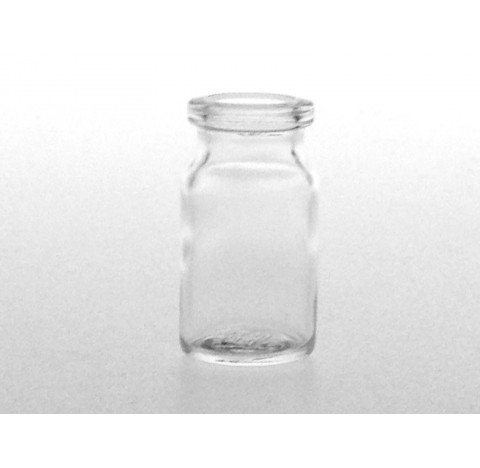 Flacon antibiotique 7 ml verre T3 sodocalcique type 3 bague WI20