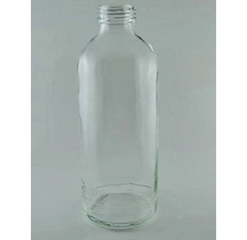 Flacon plasma 1000 ml en verre blanc, 1 litre Borosilicate type 1 bague PHIE40