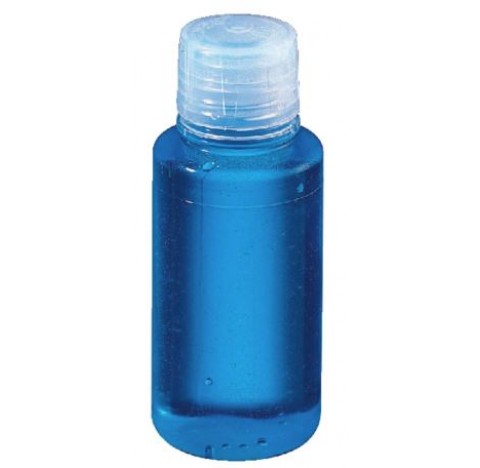 Flacon 125 ml en téflon PFA avec bouchon à vis col étroit diamètre 46 mm, hauteur 127 mm, diamètre i