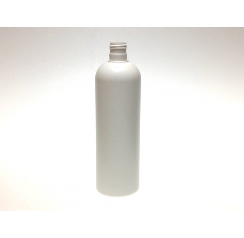 Flacon 500 ml PEDH blanc bague 24/415, tall boston round