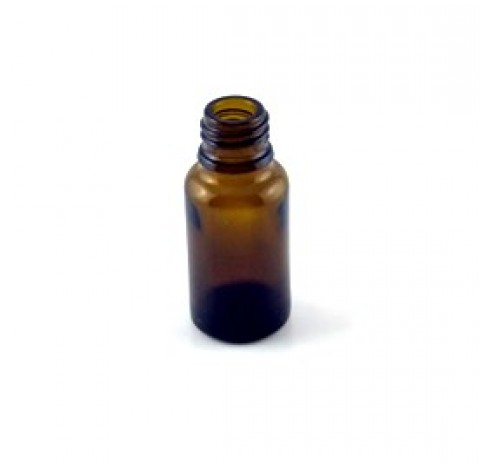 Flacons compte goutte 15 ml verre jaune STO DIN18 sodocalcique jaune