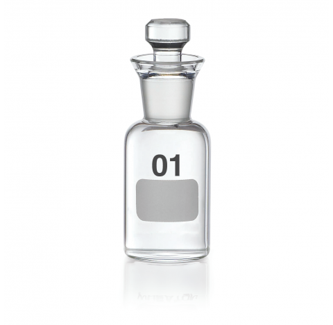 Flacon BOD, 60 ml, obturateur Robotic, non numerote, 43 mm diametre x 115 mm hauteur (Boite de 36)