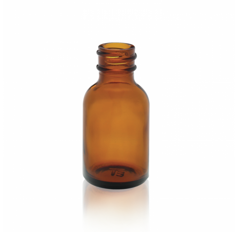 Flacon diagnostic, verre brun, 10 ml, a utiliser avec fermeture I-LocTM 20-400 ou bouchon visse plei