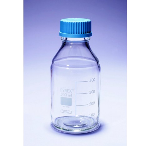 Flacon a essais ISO  gradue bouche, 25ml