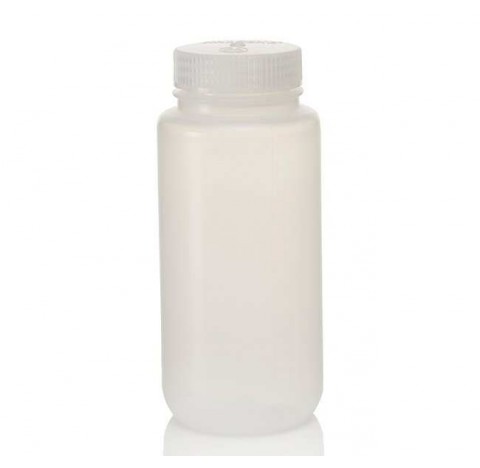 Flacon 30 ml PPCO translucide rond col large, diametre 34 mm, diametre interne du col 21 mm, filetag