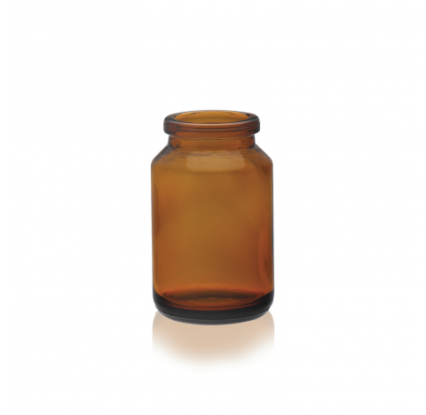 Flacon Uni-Dose, brun, verre sodocalcique de Type III, 15 ml, 32 mm x 42 mm (Boite de 500). Bouteill