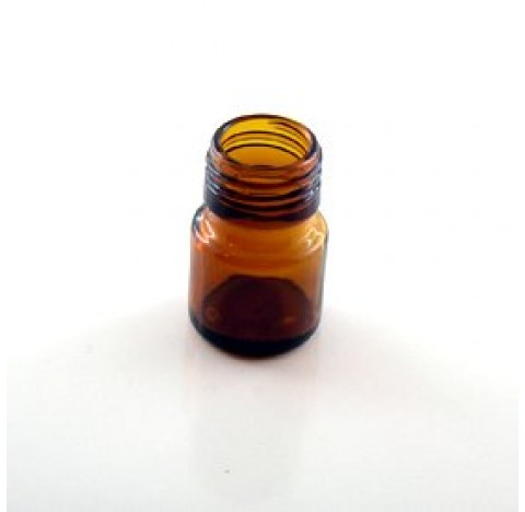 Flacon sirop 10 ml verre jaune sodocalcique jaune bague PP28