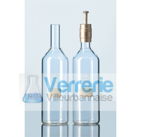 Flacon a cultures a bord droit, 200 ml  . Duran Schott