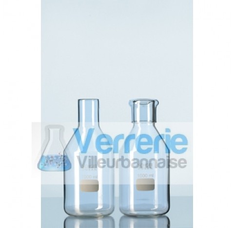 Flacon pour milieux de culture, bord droit, 1000 ml  . Duran Schott