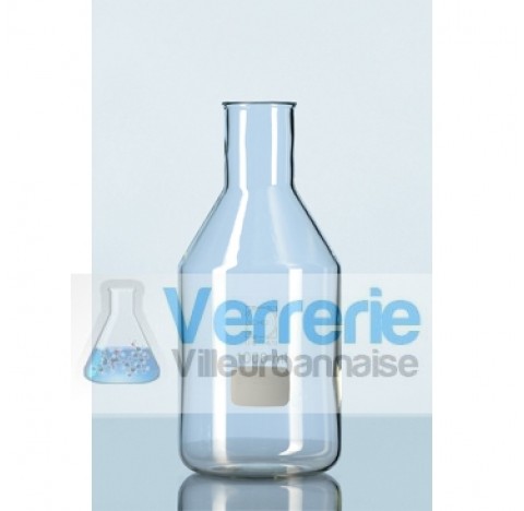 Flacon pour milieux de culture, a bord rebrule, 5000 ml . Duran Schott