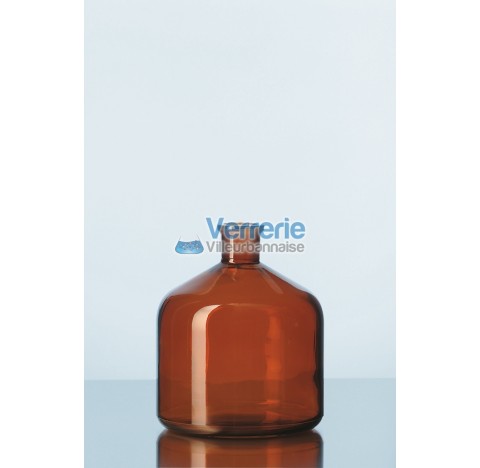 Flacon a burette de pellet 2 Litres verre Pyrex brun