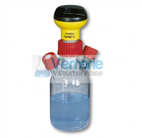 Flacon jauge 1000l / (Duran 50) avec 2 tubulures, complet avec accessoires 2x VS25, GK 600, 2x SEP25