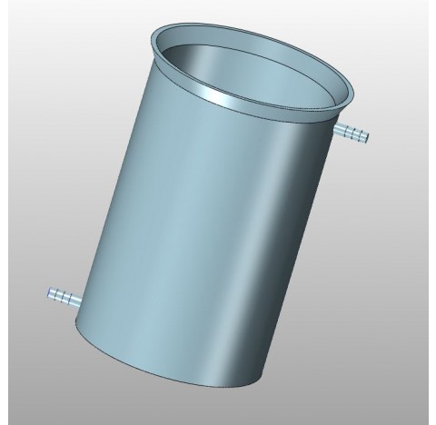 Becher 5 litres avec 2 olives diam 10 mm