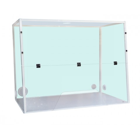 Hotte a Raccorder H12, passage trapeze dimensions exterieures (LxPxH) 1200x750x945 mm, dimensions in