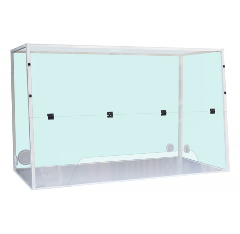 Hotte a Raccorder H15, passage trapeze dimensions exterieures (LxPxH) 1500x750x945 mm, dimensions in
