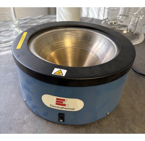 Chauffe-ballon de sécurité anti-déversement (Spillproof), cuve inox, pour ballon 5 000 mL – Electrothermal CMUX5000/E