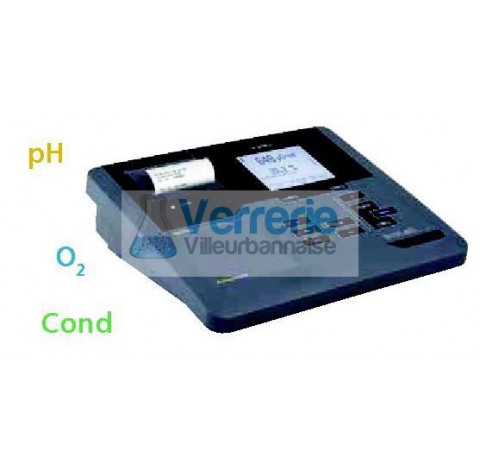 pH-mV-metre de paillasse (BNC) ergonomique et facile d'utilisation grace a son menu interactif pour 