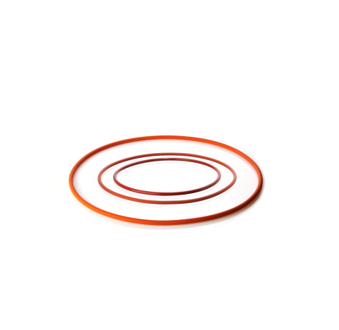 Joint de dessicateur en silicone DN150 diamètre 174 mm épaisseur 5.7 mm couleur rouge