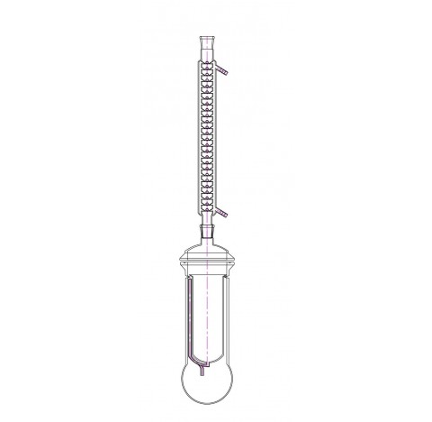 Extracteur Kumagawa droit constitue d'un extracteur 250 ml avec support cartouche , couvercle et ref