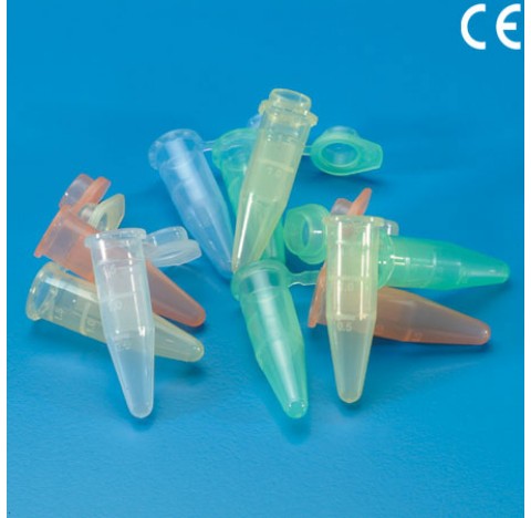 Micro-tubes blancs pour echantillons PP  1.5ml type Eppendorf gradues avec bouchon 15 000 rpm maxi e