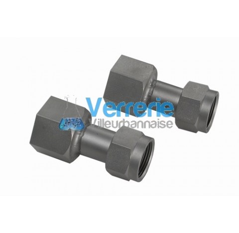 2 Adaptateurs pas de vis M16X1 int. Sur NPT3/8 int. pour bains ref : HE , HL , SE , SL Presto PUS , 