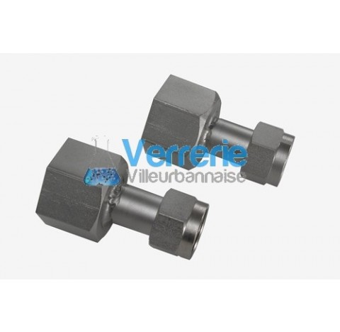 2 Adaptateurs pas de vis M16X1 int. Sur NPT1/2 int. pour bains ref : HE , HL , SE , SL Presto PUS , 
