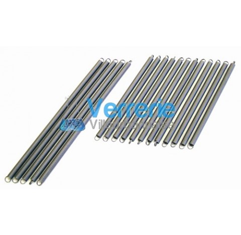 Set de ressorts avec 5 ressorts 190mm et 12 ressorts 135mm (pour plateau ref 8970630) Set de ressort