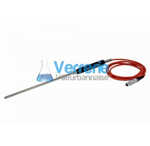 Sondes PT100 externe long 200 par diam 6 mm inox 1,5m de cable Sondes PT100 externe long 200 par dia