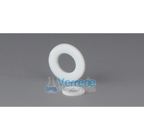 Rondelle en PTFE M5, diam ext 10 x , diam du percage 5,3 x epaisseur 1,1 mm Temp. Max -200 a + 250 d