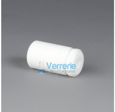Adaptateur PTFE pour HPLC (chromatographie) pas de vis femelle UNF1/428G et pas de vis femelle M6 di