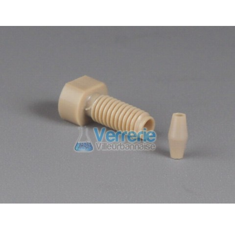 Connection de verrouillage pas de vis male UNF10-32G diam ext de tuyau 1,6 mm pression max 400 bars 