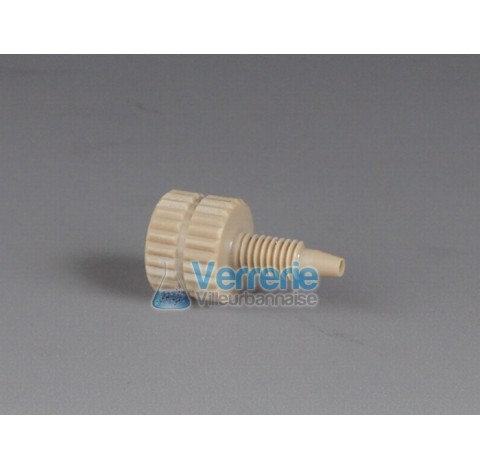 Connection de verrouillage pas de vis male UNF10-32G diam ext de tuyau 1,6 mm sans cone pression max