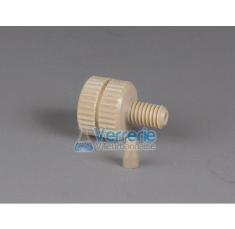 Connection de verrouillage pas de vis male UNF10-32G diam ext de tuyau 1,6 mm pression max 280 bars 