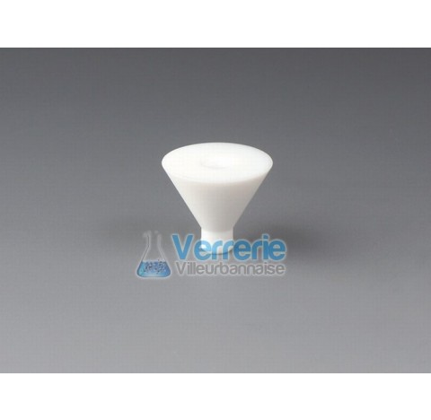 Distributeur de gaz pour filtration en PTFE diam ext 28 mm hauteur 24 mm receveur M8X1 convient avec