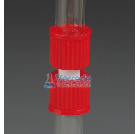 Fixation pour 2 x GL 45 produit seulement en contact avec du PTFE temp. Max. de -200 a +250 degre le