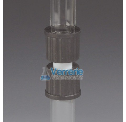 Fixation pour 2 x GL 14 produit seulement en contact avec du PTFE temp. Max. de -200 a +250 degre