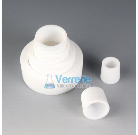 Jeu de joint conique PTFE Dim: NS 14,5 -NS 60 hauteur 20mm temp. Max. de -200 a +250 degre