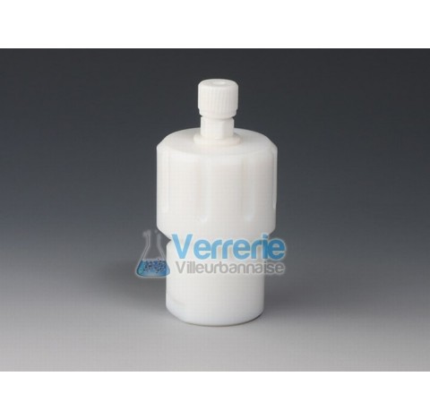 Recipient PTFE d'hydrolyse et de digestion pour micro-ondes 20 ml diam int : 22mm haut int : 60mm di