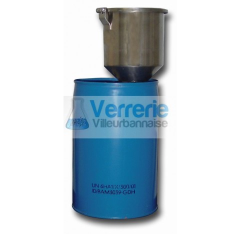 Recipient double usage de 10 Litres pour produits dangereux a corrosifs a inflammables a nocifs a po