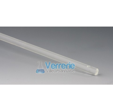 Tige d'agitation en verre polie diam 10longueur 600 mm