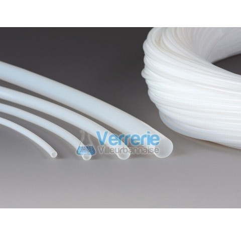 Tuyau PTFE Diam int 16 / diam ext du tuyau 18 x ep1 mm prix au metre Temps max -200 a +260 degre