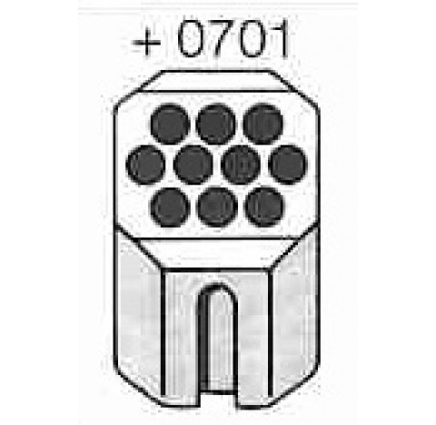 Nacelle pour max. 10 x 9 ml diametre orifice : 14,6 mm longueur 78 mm , 40 tubes par rotor Hettich