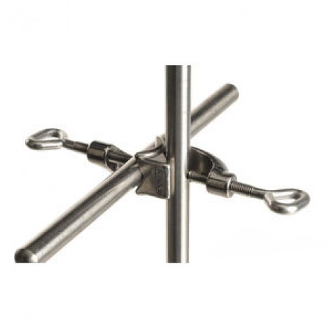 Noix universelle en inox diam 16,5mm angle 90+180 degre filetage M6 Type 3 vis simple