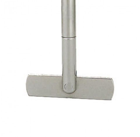 Tige d'agitation diam de pale 60mm diam de tige 8mm longueur 500mm 2 pales basculantes ht 18mm tout 